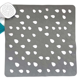 Πατάκι Αντιολισθητικό Drops 00297.003 Grey 54Χ54 PVC