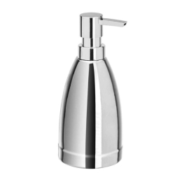 Δοχείο Κρεμοσάπουνου Linea Krom 03087.001 Silver Κεραμικό
