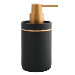 Δοχείο Κρεμοσάπουνου Bly 03295.001 Black-Gold Πολυρεσίνη