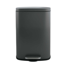 Κάδος Απορριμμάτων Akira 12Lt 05397.002 21,4x16,4x29,5cm Dark Grey Μέταλλο