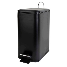 Κάδος Απορριμμάτων Erik 05393.001 5Lt Black Μέταλλο