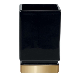 Ποτηροθήκη Roma 03196.004 Black-Gold Πορσελάνη