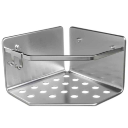Θήκη Σφουγγαριού Επιτοίχια Moon 06681.001 20x20x12cm Silver Αλουμίνιο