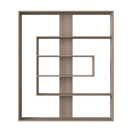Βιβλιοθήκη-Ραφιέρα Joly 150x22x173,6cm Grey Oak 881-00-001 Μελαμίνη
