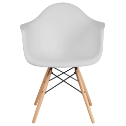 Καρέκλα Casual 65x64x79cm White Σετ 4τμχ Μέταλλο,Πλαστικό
