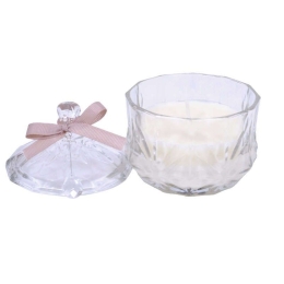 Κερί Σε Γυάλινη Φοντανιέρα 24137 373-82-511 Ivory Παραφίνη