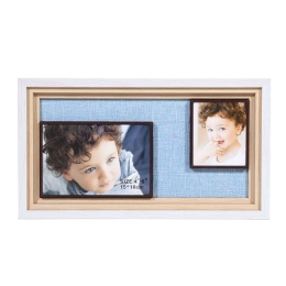 Κορνίζα 373-91-911 2 Θέσεων 15X30 8266-2 Blue Ξύλο