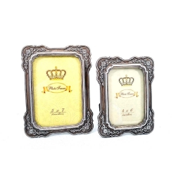 Κορνίζα 223-25-036 20x25 C13244-80C Silver Πολυρεσίνη