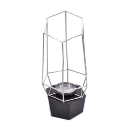 Ρεσώ Με Stand 128-26-018 6Β0027/2VΒ 16x14x30,5 Silver-Black Μέταλλο