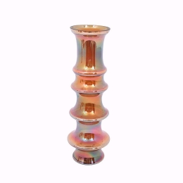Βάζο Διακοσμητικό 35.5cm Cinnaon-Brown 1-515-92-007 Etiquette Γυαλί