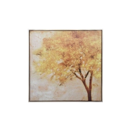 Κάδρο Abstract 6392 373-92-052 40x3x90cm Ochre-Brown Κάθετοι Καμβάς