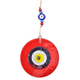 Γούρι Μάτι Ν3005 862-18-012 15cm Red Γυαλί
