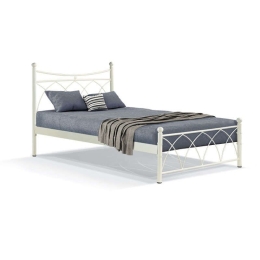 Κρεβάτι Hermes 827-91-029 158x208x105cm Beige Διπλό Μέταλλο