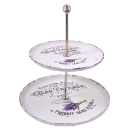 Ορντεβιέρα Διώροφη Πορσελάνινη 24.5Εκ Purple 855-18-035 Πορσελάνη