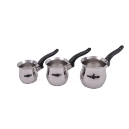 Μπρίκι Guvas Νο 2 Με Χερούλι Silver 823-22-007 Αλουμίνιο