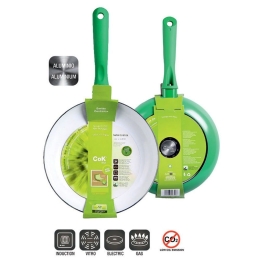 Τηγάνι Γουοκ No28 Green 850-15-048 28cm Αλουμίνιο