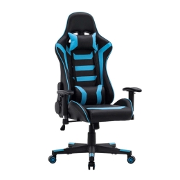 Καρέκλα Gaming 387-00-007 64x53x135cm Black-Turquoise
