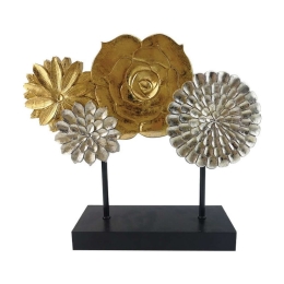 Διακοσμητικό Επιτραπέζιο Flowers 269-221-151 29,5x8x26cm Multi Πολυρεσίνη