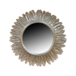 Καθρέπτης Τοίχου Στρογγυλός 279-221-145 32x2x32cm Silver Πολυρεσίνη