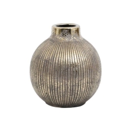 Βάζο Κεραμικό 0024-122-108 16cm Gold Κεραμικό