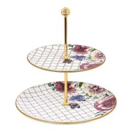 Ορντεβιέρα 2 Θέσεων Butterfly 855-122-069 19/26cm Multi Κεραμικό