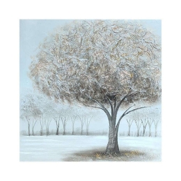 Πίνακας Καμβάς Tree 163 108-122-006 80x3x80cm Multi Τετράγωνοι Καμβάς