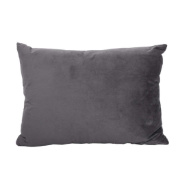 Μαξιλάρι Διακοσμητικό Βελούδινο Taylor 383-92-014 35x50cm Grey 35X50 Ύφασμα