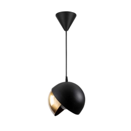 Φωτιστικό Οροφής 892-221-005 20x80cm1xE27 Black-Gold