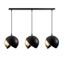 Φωτιστικό Οροφής-Ράγα 892-221-008 60x20x80cm 3xE27 Black-Gold
