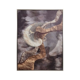 Κάδρο 373-122-735 60x80cm Multi Κάθετοι Πλαστικό,Καμβάς