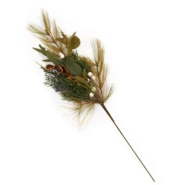 Χριστουγεννιάτικο Κλαδί 372-99-268 58cm Green-Orange