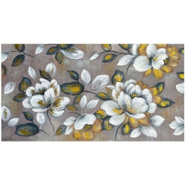 Πίνακας Καμβάς Flower 148-222-136 150x2,3x80cm Multi Οριζόντιοι Καμβάς