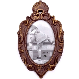 Κορνίζα Τοίχου 351-26-065 9,5x14,5cm Brown Ξύλο