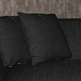 Μαξιλάρι Διακοσμητικό (Με Γέμιση) Cubes 874-222-133 42x42cm Black-Grey 42X42 Βαμβάκι-Πολυέστερ