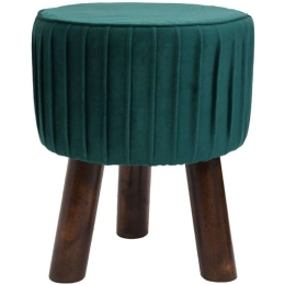 Σκαμπό 373-121-683 28x28x34cm Green