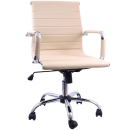 Καρέκλα Γραφείου 425-82-034 57x59x88,5/96,5cm Beige