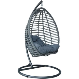 Κρεμαστή Πολυθρόνα-Φωλιά Dima 327-123-117 105x195cm Grey