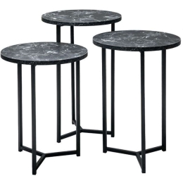 Ζιγκόν Diamond (Σετ 3Τμχ) 835-122-170 39x60cm Black