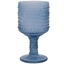 Ποτήρια Κρασιού (Σετ 6Τμχ) 373-123-787 260ml Dark Blue Γυαλί