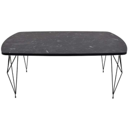 Τραπεζάκι Σαλονιού Diamond 835-222-181 100x66x42cm Black