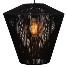 Φωτιστικό Οροφής Cord 835-123-192 50x50cm 1xE27 Black