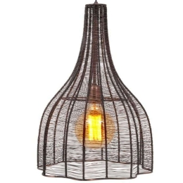 Φωτιστικό Οροφής Cage 935-123-008 35x55cm E27 40W Copper