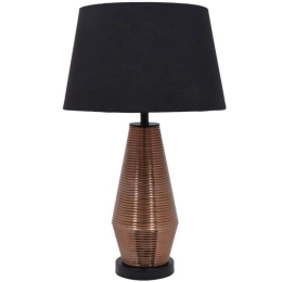 Φωτιστικό Επιτραπέζιο 035-123-087 63cm 1xΕ27 Black-Bronze
