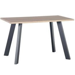 Τραπέζι Τραπεζαρίας 617-121-072 120x70x75cm Sonoma-Black