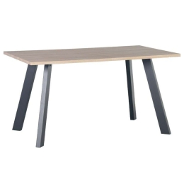 Τραπέζι Τραπεζαρίας 617-121-071 140x80x75cm Sonoma-Black