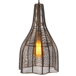 Φωτιστικό Οροφής Cage 935-123-009 25x45cm Copper