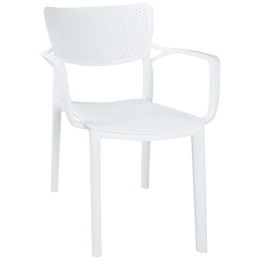 Πολυθρόνα Bellini 824-123-009 54,5x53x84cm White