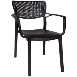 Πολυθρόνα Bellini 824-123-007 54,5x53x84cm Black