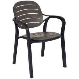 Πολυθρόνα Rusty 824-123-012 57,5x58x84cm Anthracite