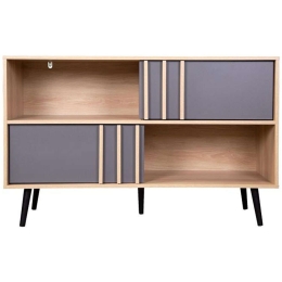 Μπουφές 271-122-053 120x39,5x75cm Sonoma-Grey